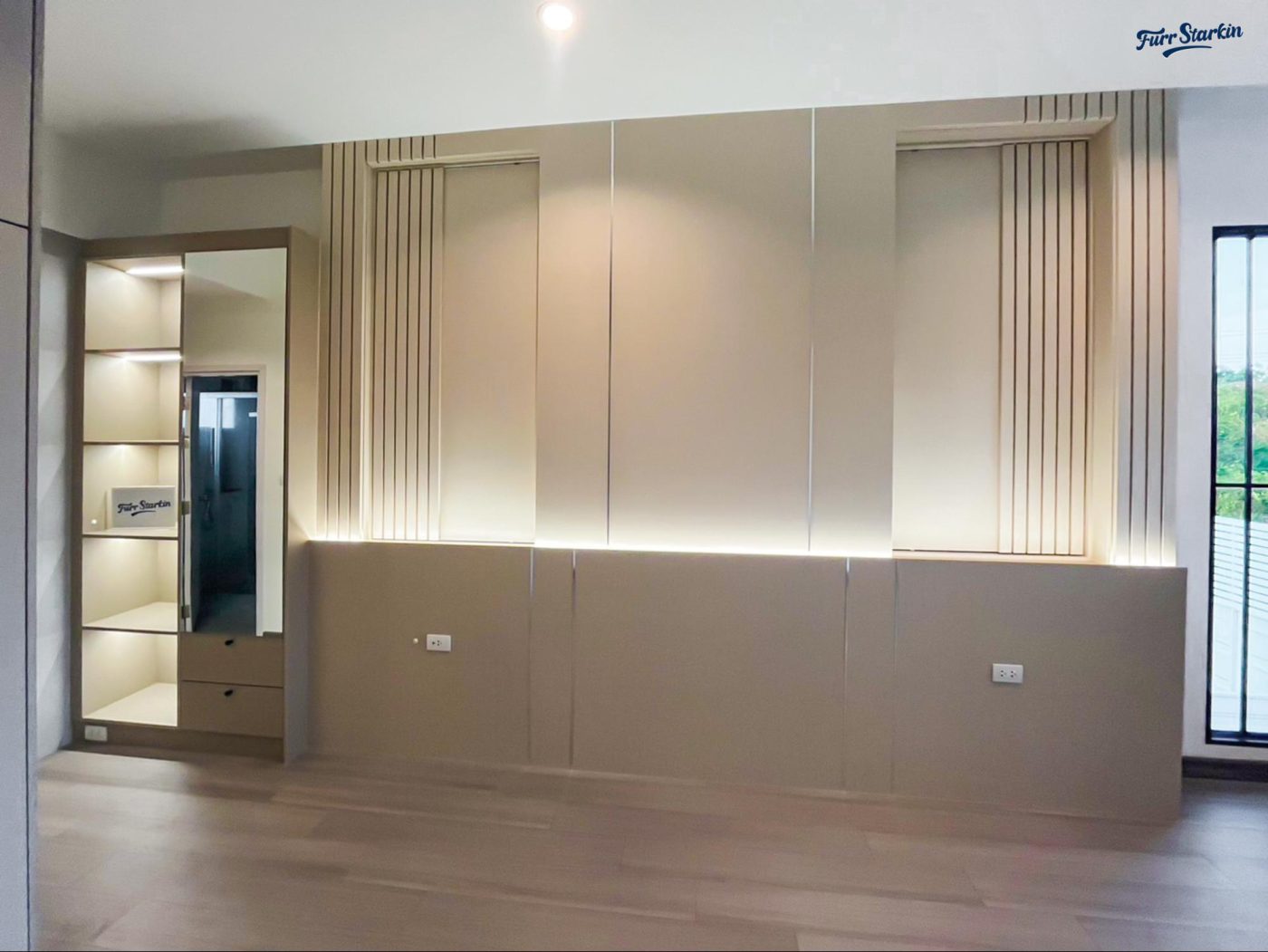 built-in-storage-wall-beige-wood-slat
