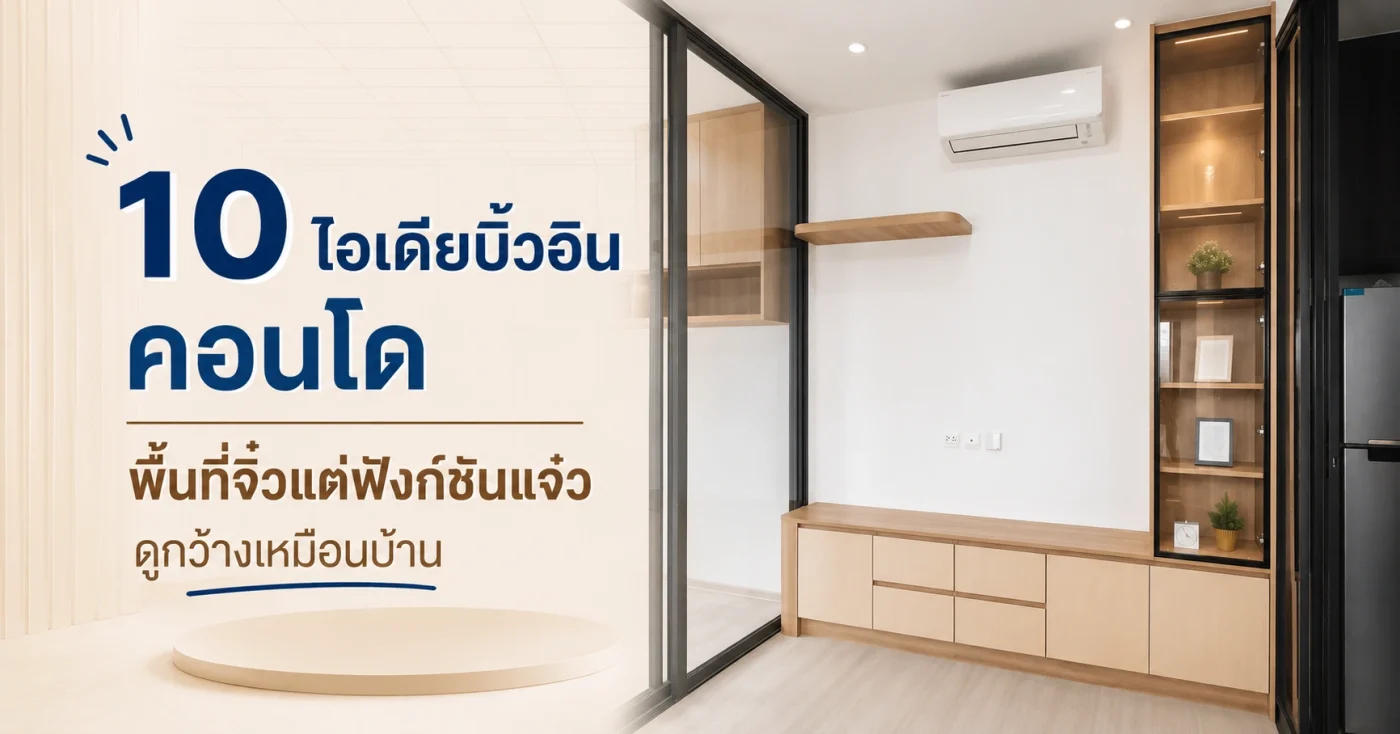 บิ้วอินคอนโด พื้นที่เล็ก