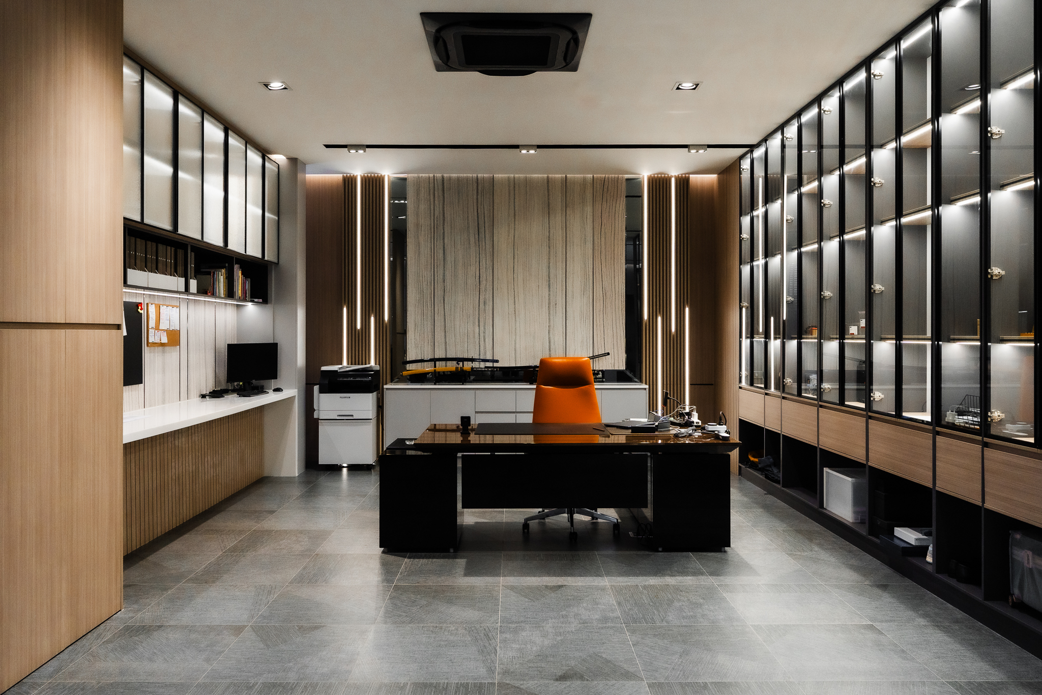 งานรับออกแบบตกแต่งภายใน Built in ห้องทำงาน