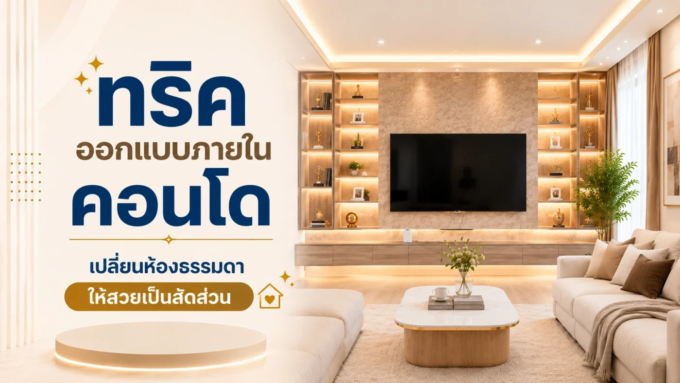 ออกแบบภายในคอนโด